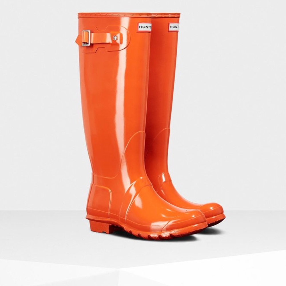 Orange Hunter Original Gloss Rain Boots